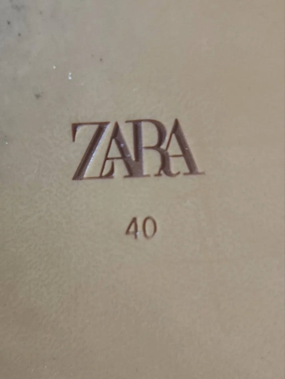 Zara Metallic Gold Woven Lace-Up Flat Sandals - Picture 4 of 4